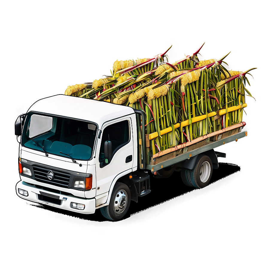 Sugarcane Delivery Truck Png Aft82 PNG Image