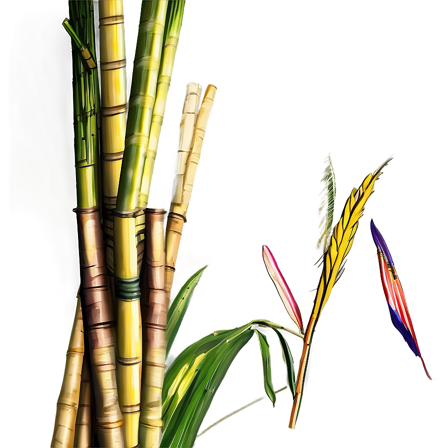 Sugarcanes In Sunny Field Png Ydp93 PNG Image