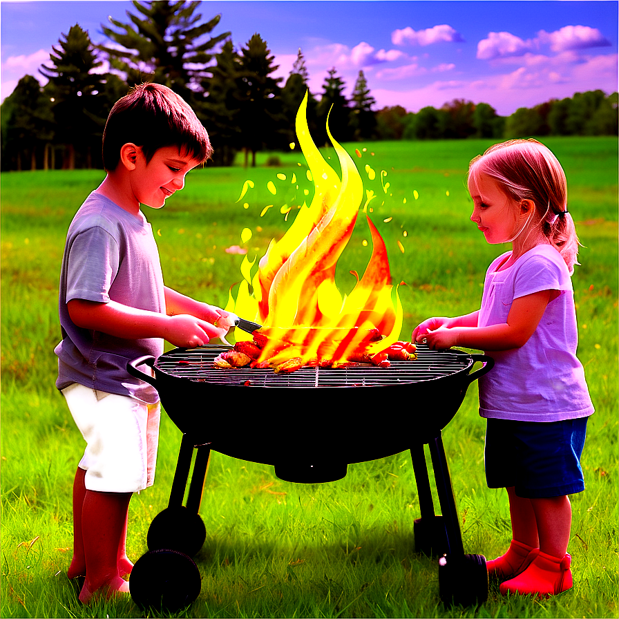 Summer Bbq Fun Png Xti PNG Image