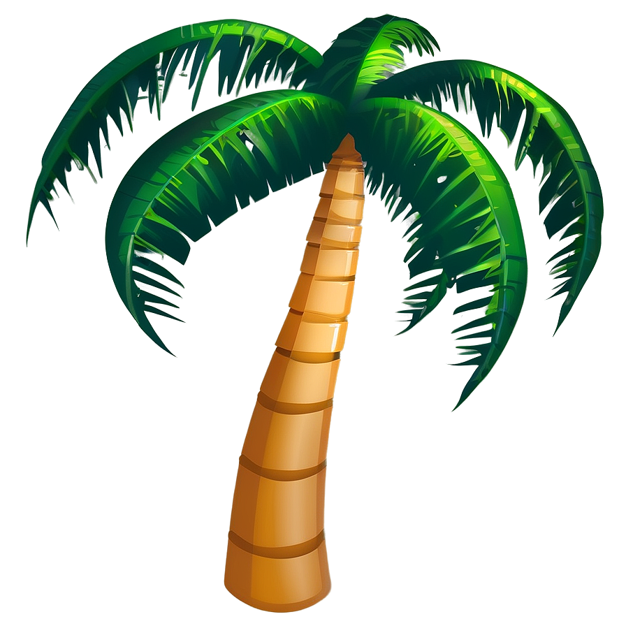 Summer Palm Tree Emoji Png 06272024 PNG Image