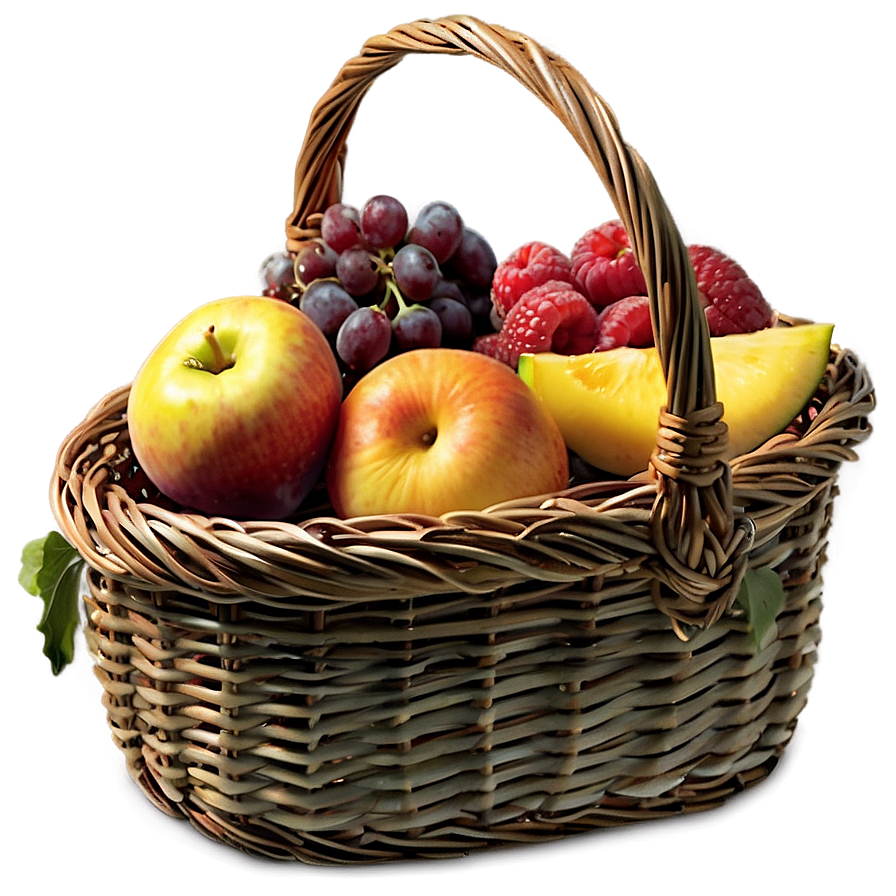 Summer Picnic Basket Png 11 PNG Image