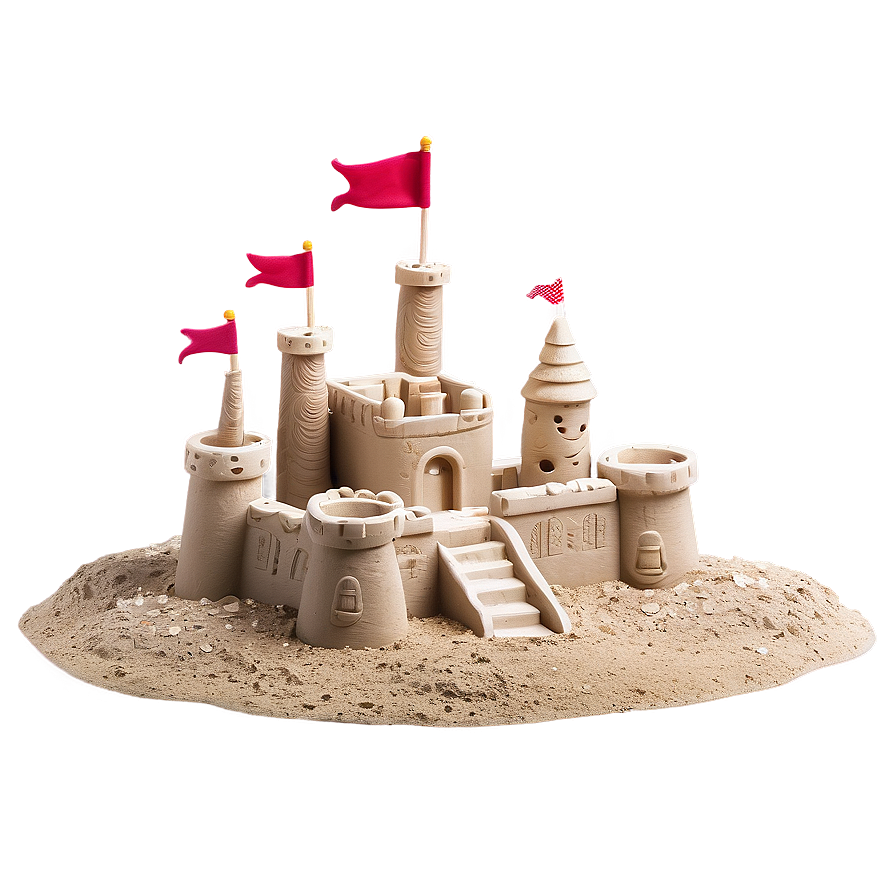 Summer Sandcastle Png 06212024 PNG Image