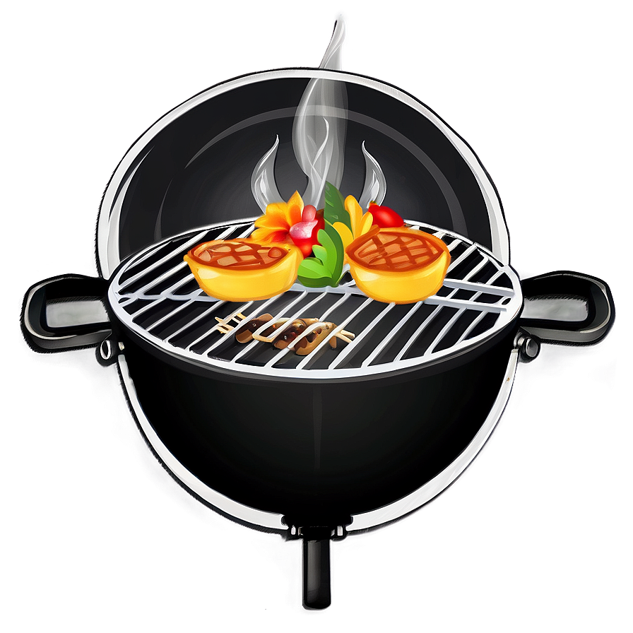 Summer Vibes Bbq Grill Png Wlu PNG Image