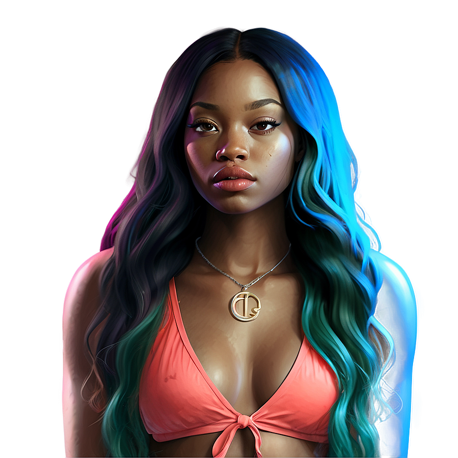 Summer Walker Fan Art Png Fdk54 PNG Image