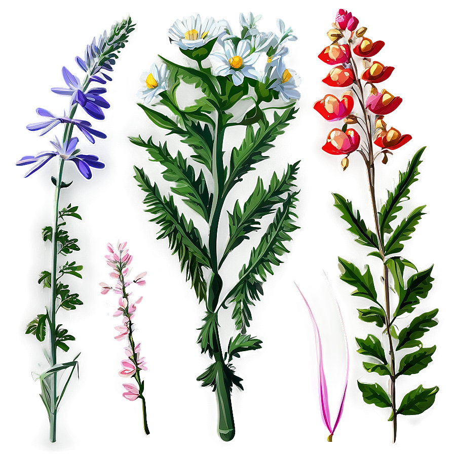 Summer Wildflowers Png Xws38 PNG Image