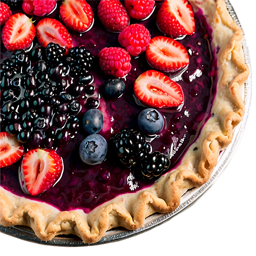 Summery Mixed Berry Pie Png 55 PNG Image