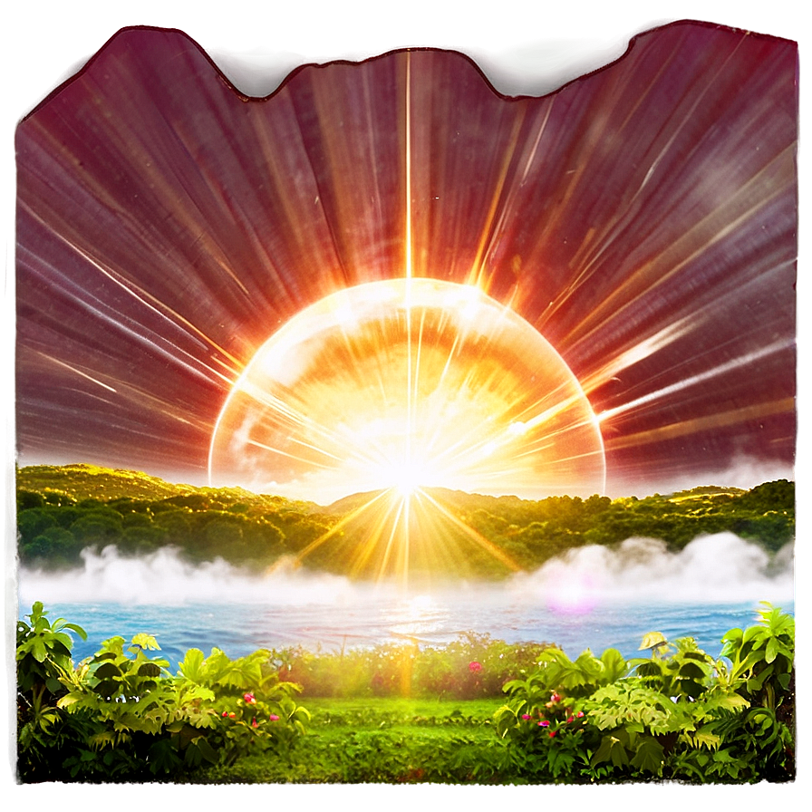 Sun Flare Scenic View Png Oli96 PNG Image