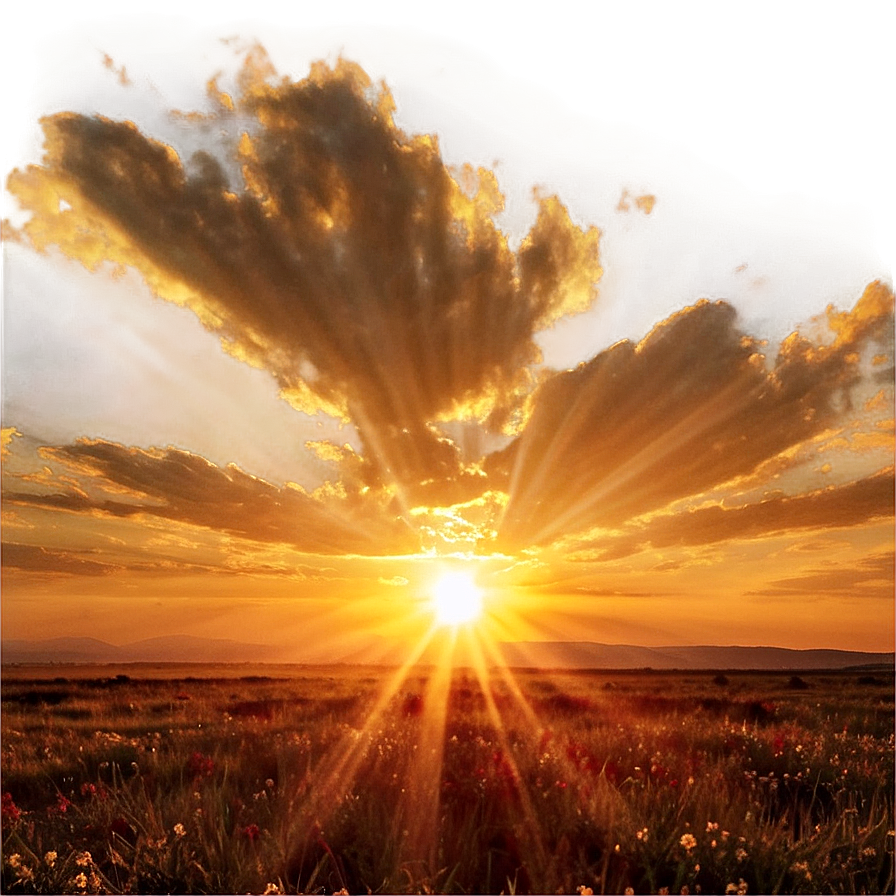 Sun Rays At Sunset Png Wxm35 PNG Image