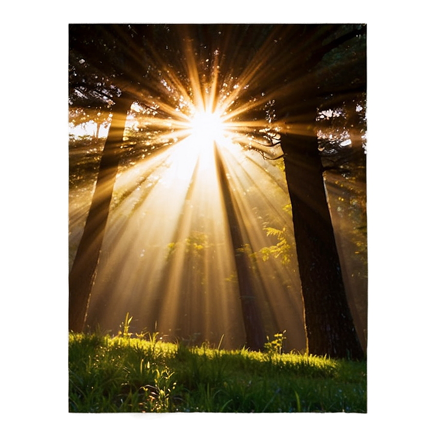 Sun Rays In Morning Png 44 PNG Image