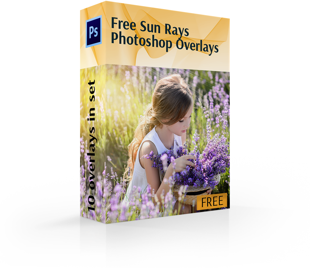 Sun Rays Photoshop Overlays Promotion PNG Image