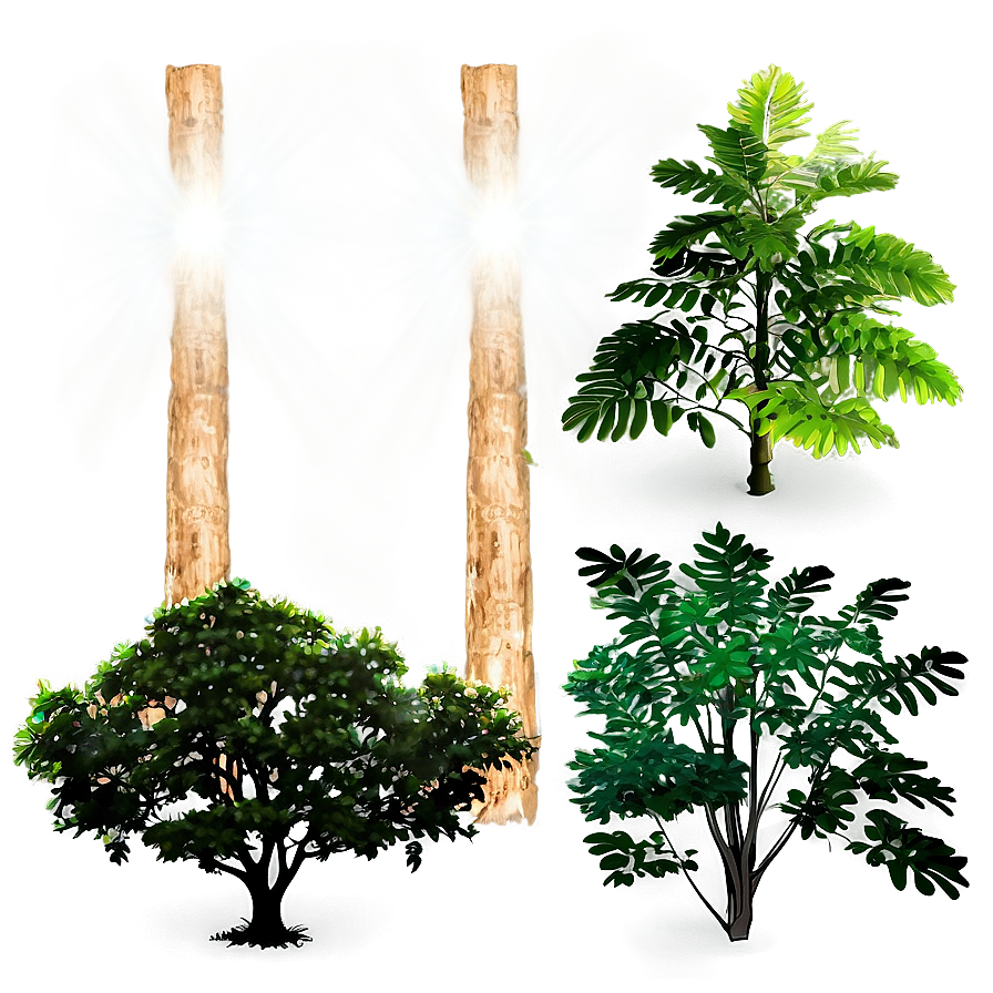 Sun Rays Through Trees Png Dxy PNG Image