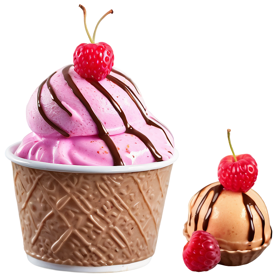 Sundae Ice Cream Cup Png Abo PNG Image