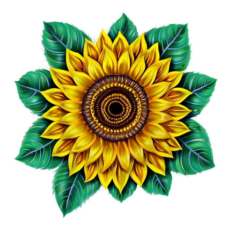 Sunflower Mandala Png 05032024 PNG Image