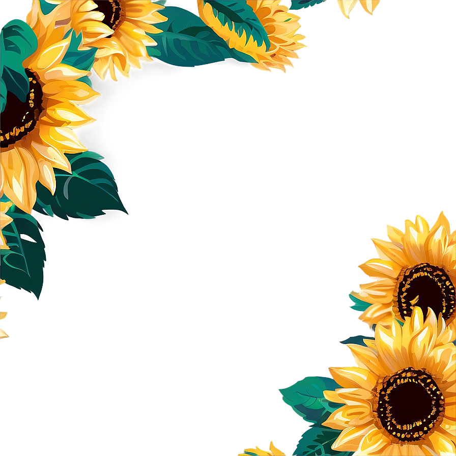 Sunflower Silhouette Png 26 PNG Image