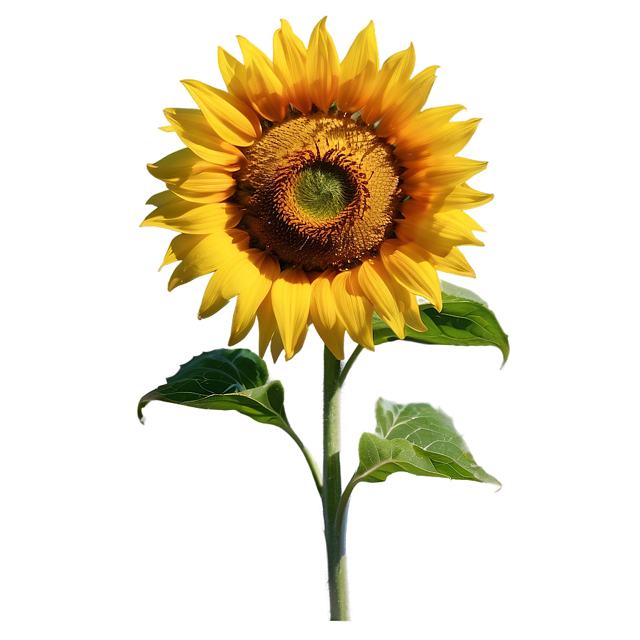 Sunflower Under Sunlight Png Jwu PNG Image