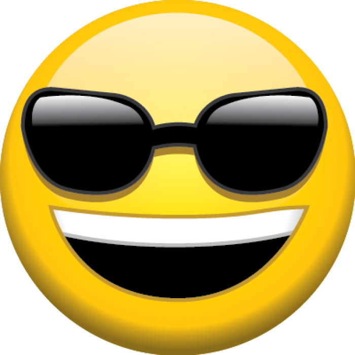 Sunglasses Emoji Smiling Face.png PNG Image