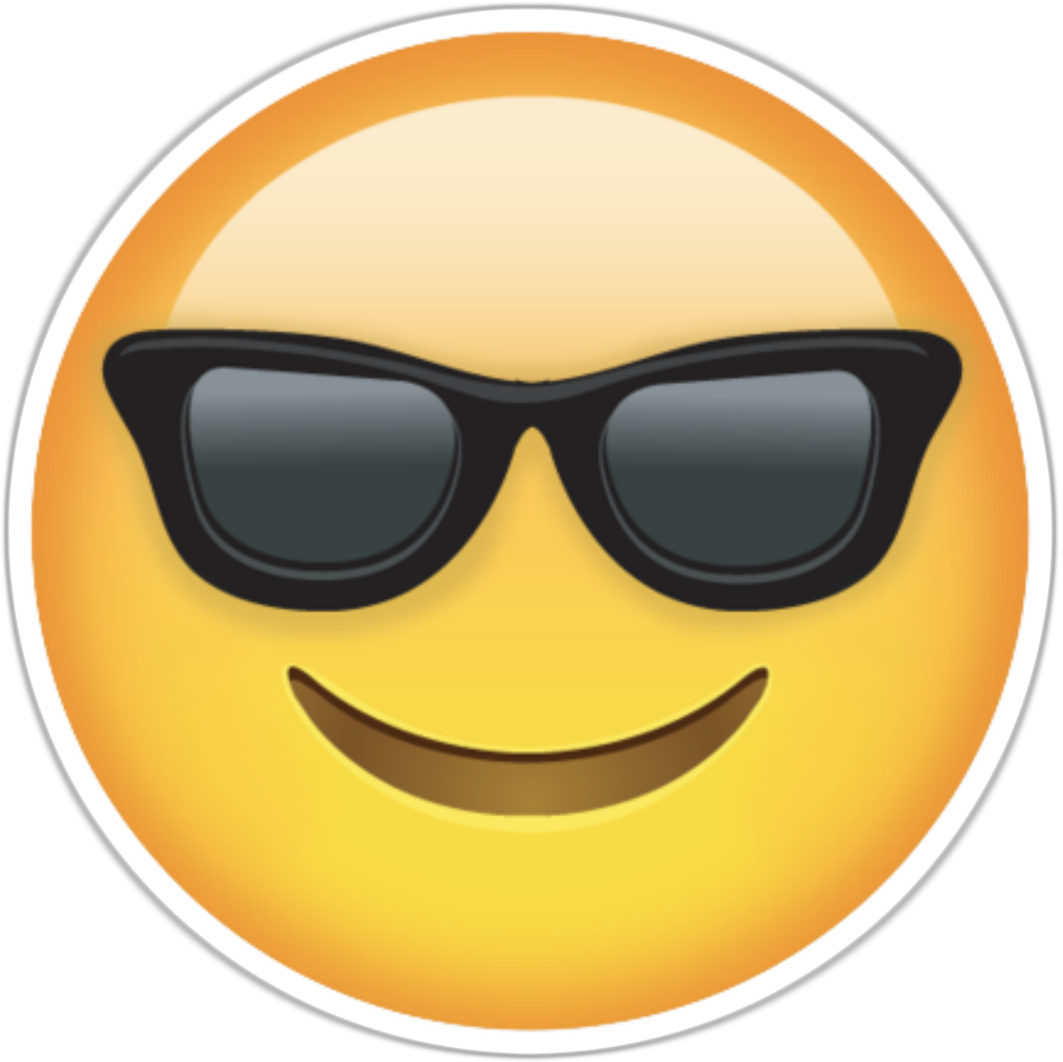 Sunglasses Smiley Emoji.png PNG Image