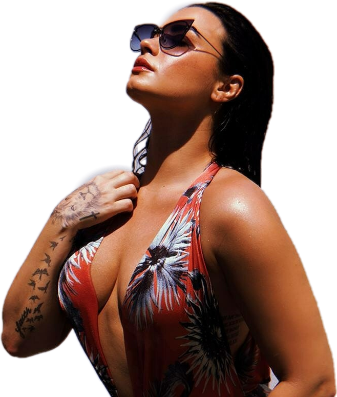 Sunglassesand Swimwear Portrait PNG Image