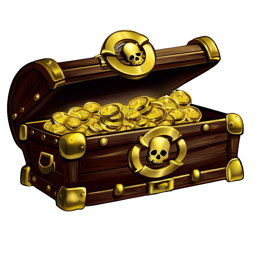 Sunken Pirate Treasure Png Qpw PNG Image