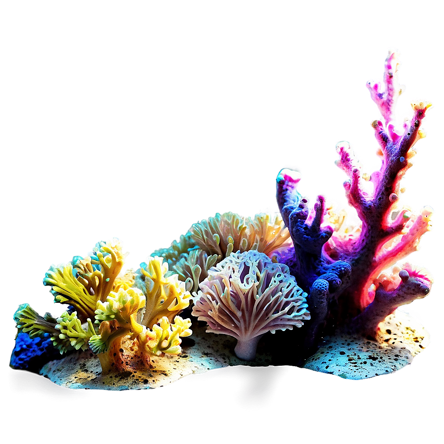 Sunlit Coral Reef Png Bnb PNG Image