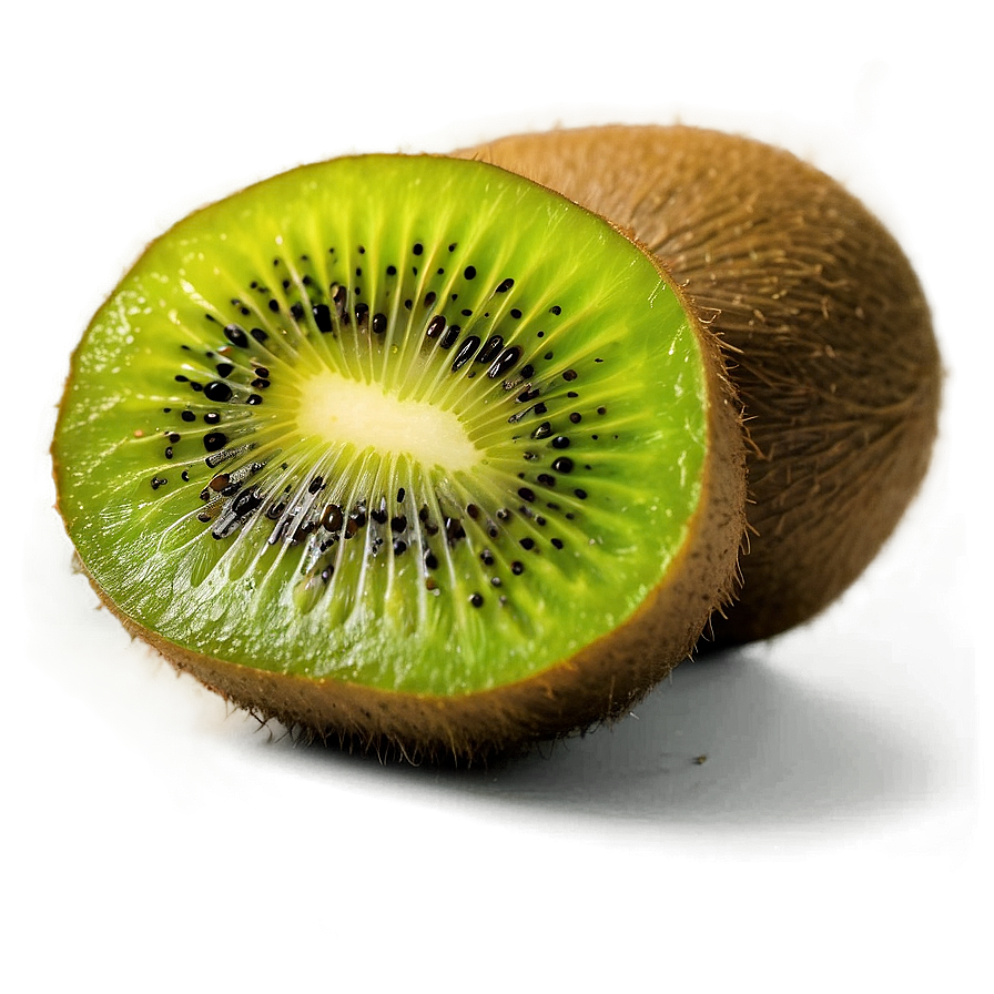 Sunlit Kiwi Slice Png Hro95 PNG Image