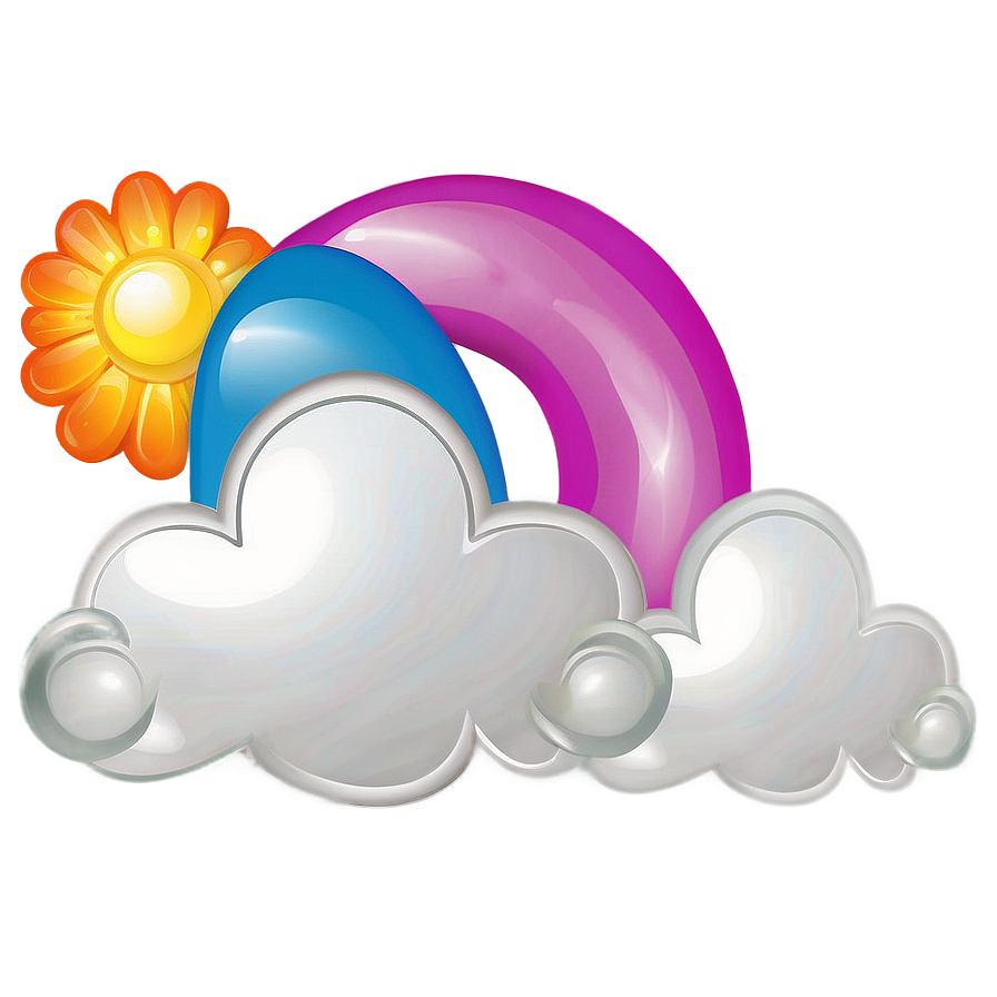 Sunny Cloud Clipart Png Cjg66 PNG Image