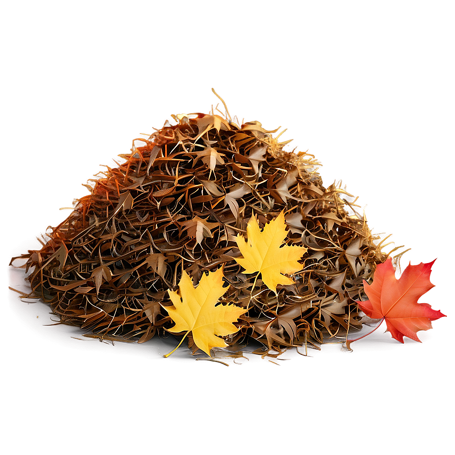 Sunny Day Leaf Pile Png 06202024 PNG Image