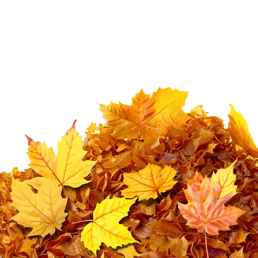 Sunny Day Leaf Pile Png Ovi PNG Image