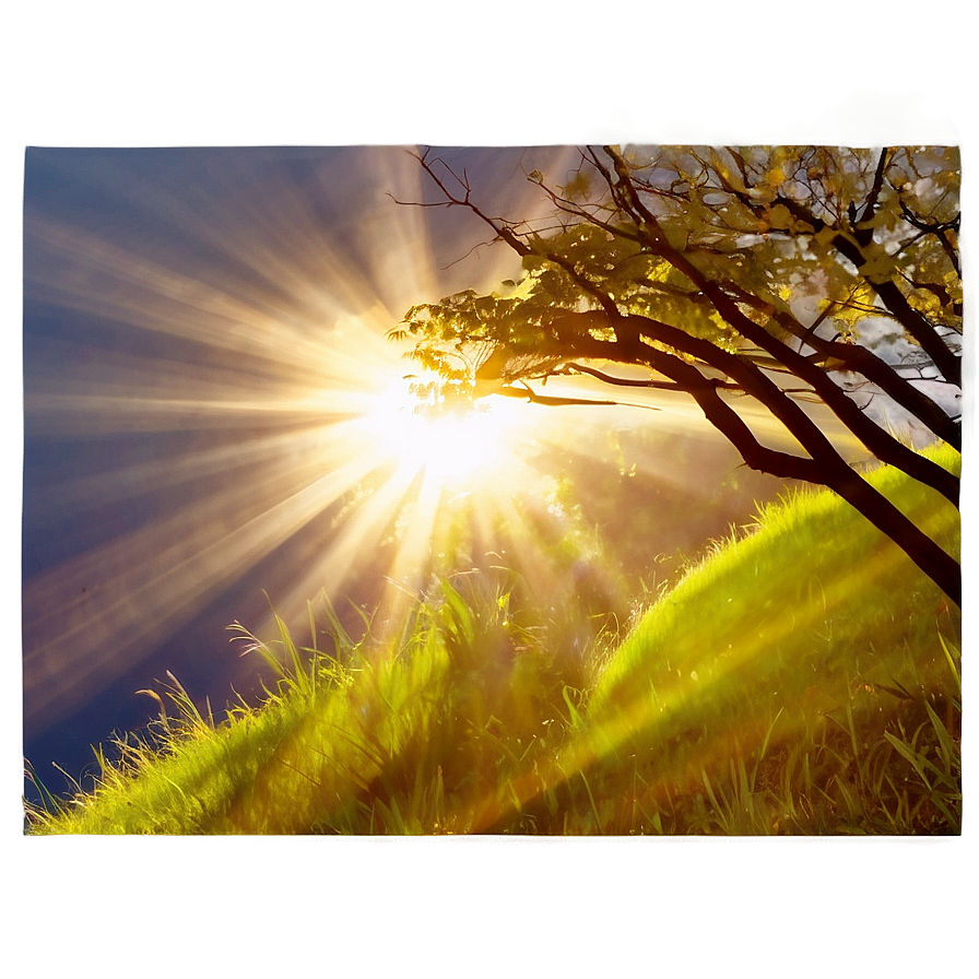 Sunrays At Dusk Png Duj PNG Image