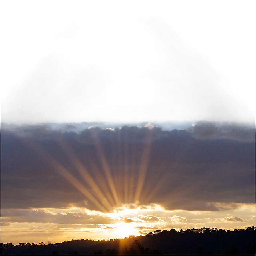 Sunrays At Dusk Png Fkt PNG Image