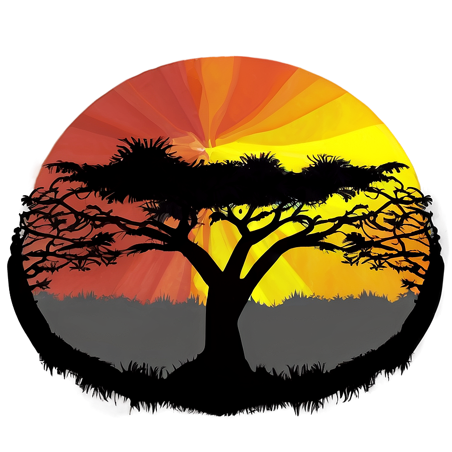 Sunrise Forest Silhouette Png 22 PNG Image