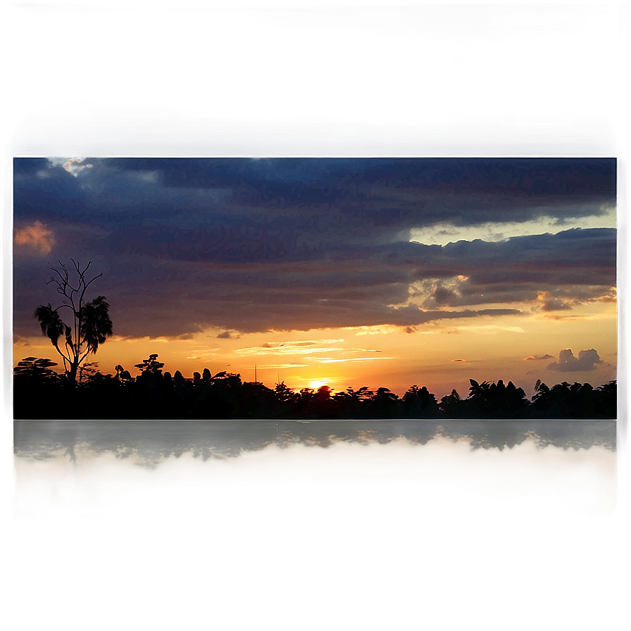 Sunset In The Countryside Png 33 PNG Image