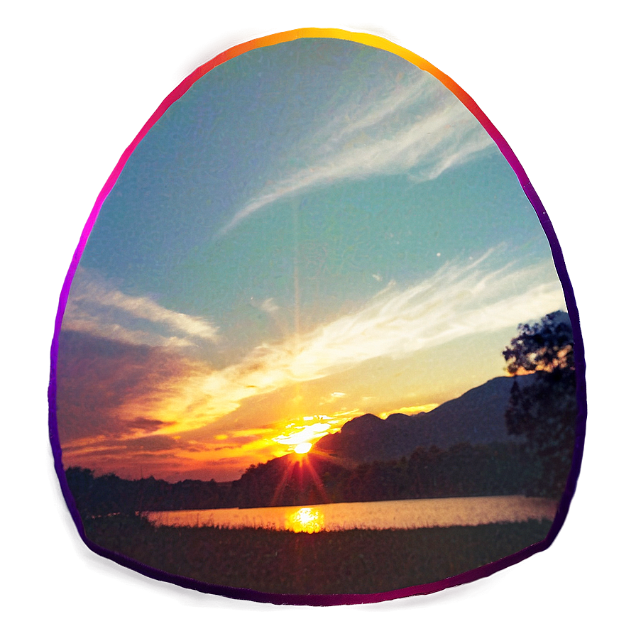 Sunset Light Leaks Png Ckn PNG Image