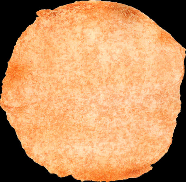 Sunset Orange Watercolor Splotch PNG Image