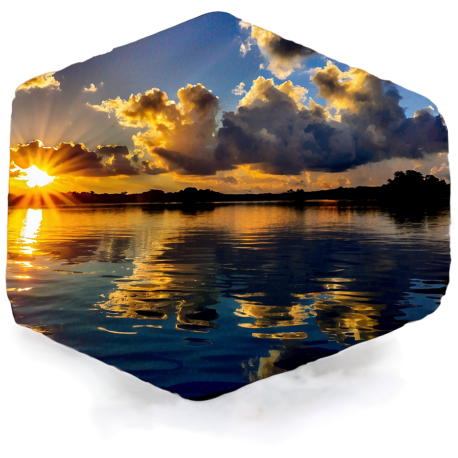 Sunset Reflection Water Png 05212024 PNG Image