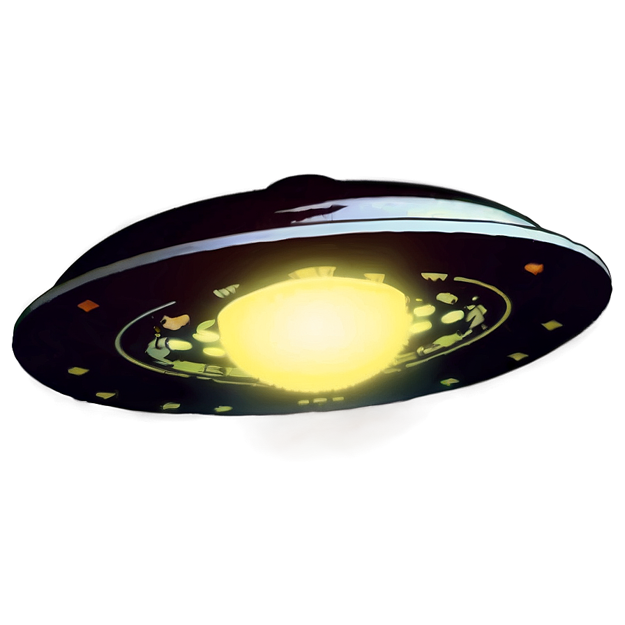 Sunset Ufo Png Ojd14 PNG Image