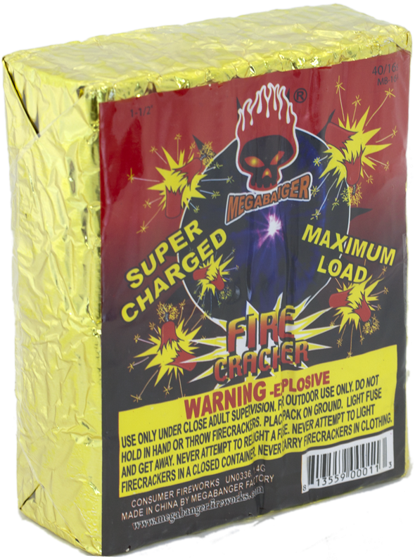 Super Charged Maximum Load Firecracker Pack PNG Image