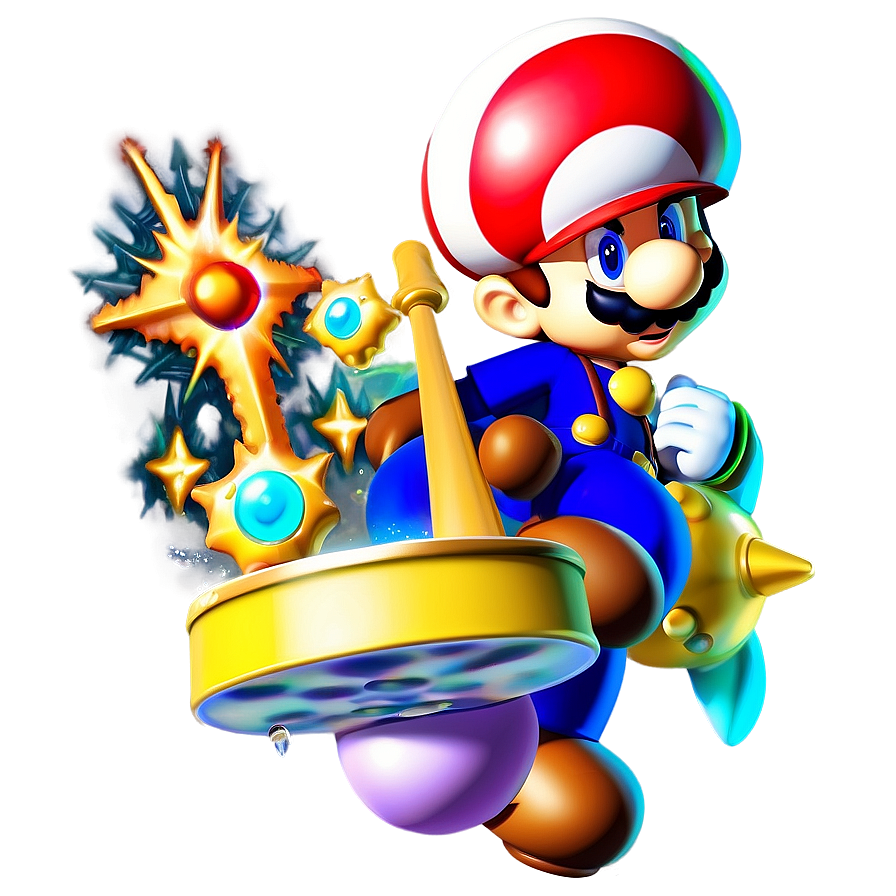 Super Mario Sunshine Gamecube Art Png Apv PNG Image