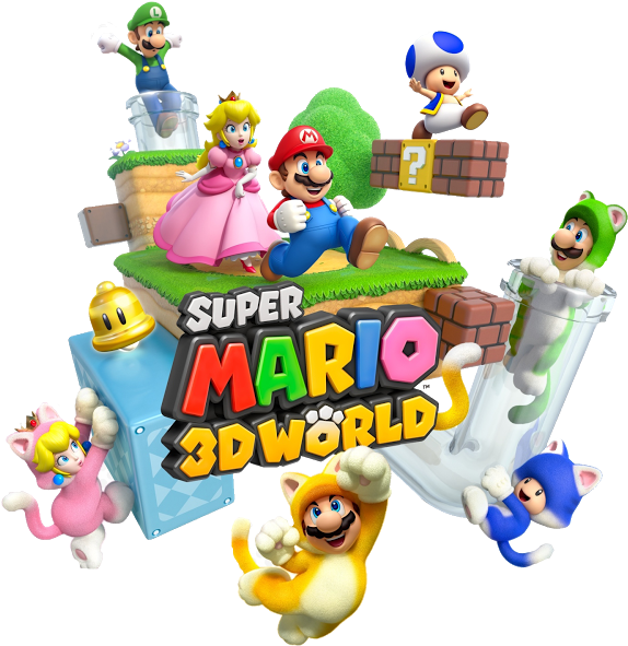 Super Mario3 D World Characters PNG Image