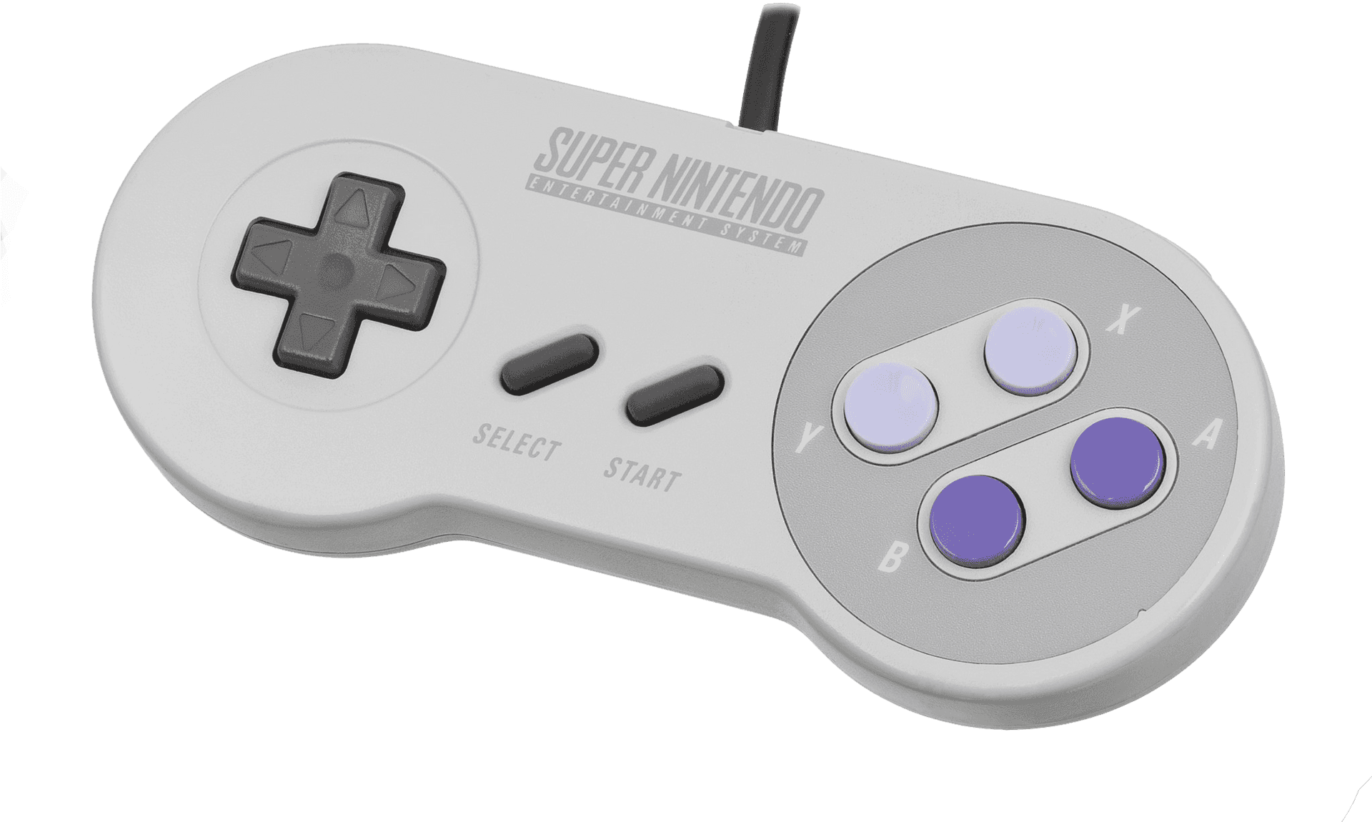 Super Nintendo Controller Classic PNG Image