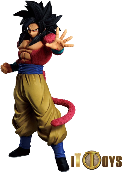 Super_ Saiyan_4_ Goku_ Figure_ Pose PNG Image