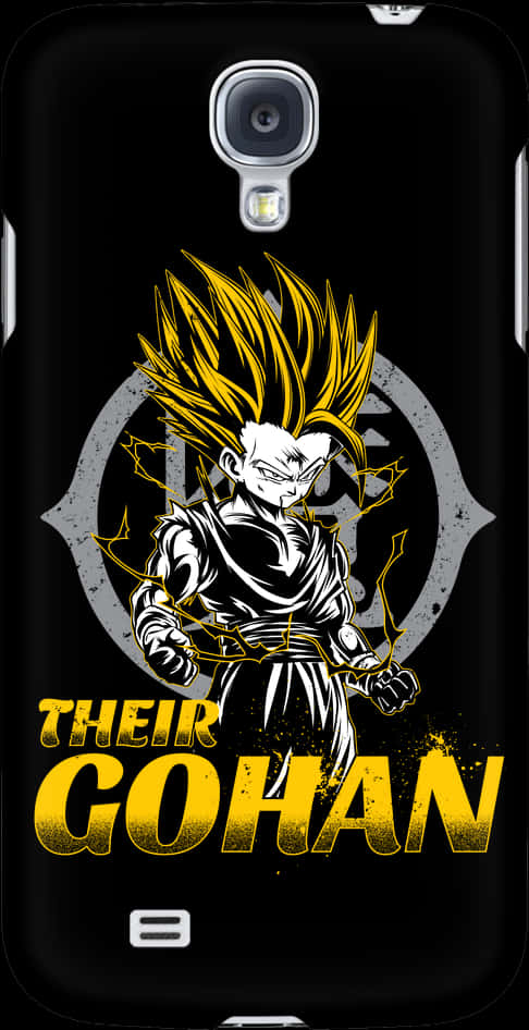 Super Saiyan Gohan Phone Case PNG Image