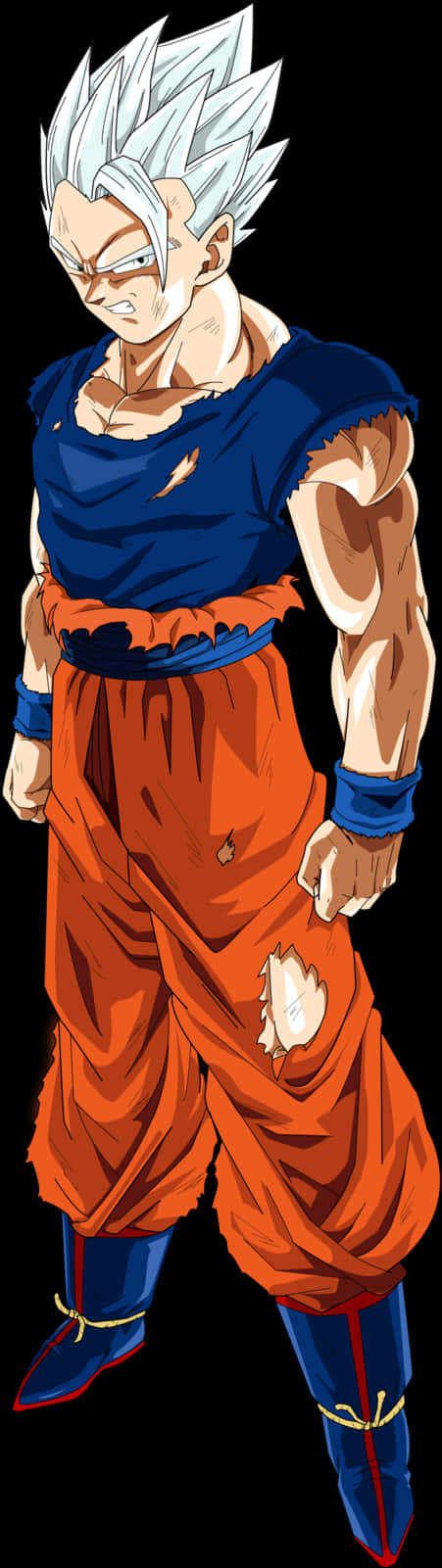 Super Saiyan Gohan Standing Pose PNG Image