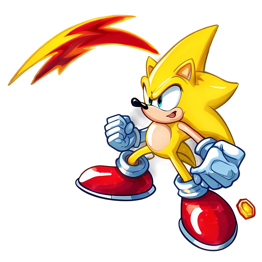 Super Sonic Form Png Fpi87 PNG Image