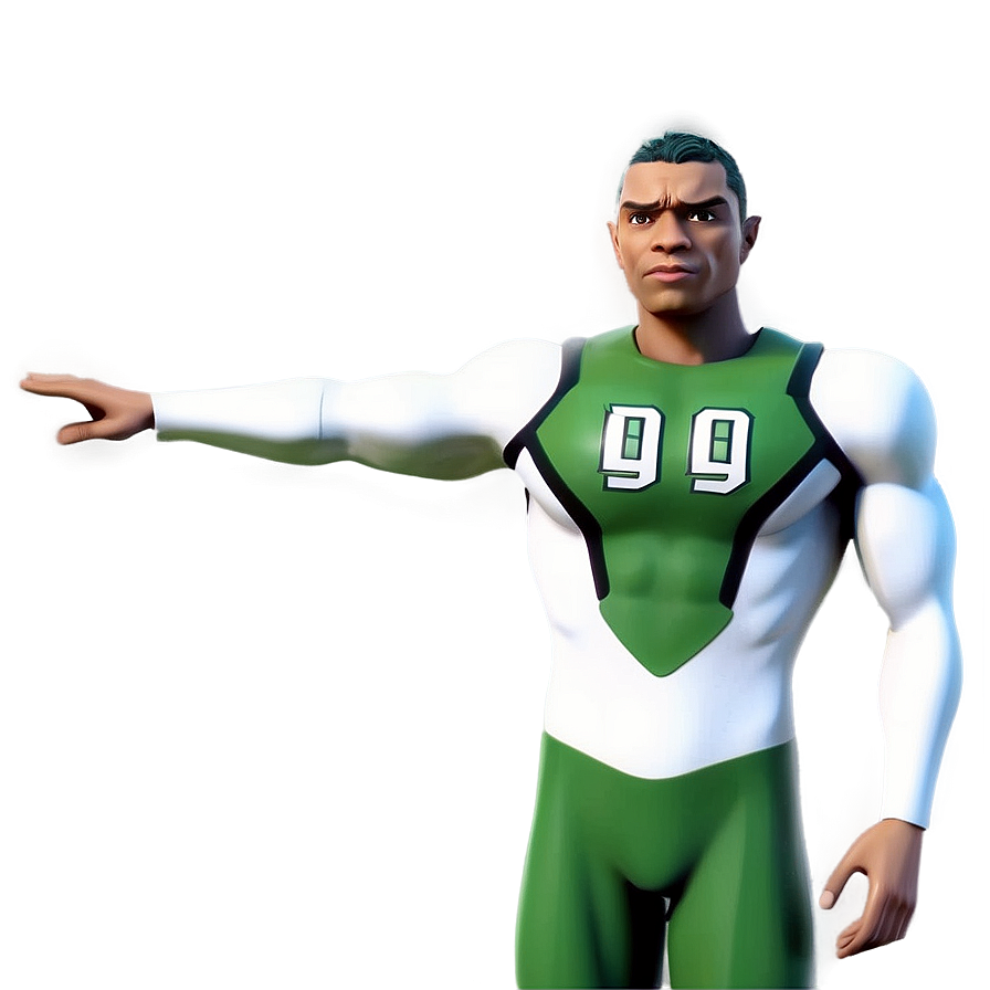 Superhero Figure Number99 PNG Image