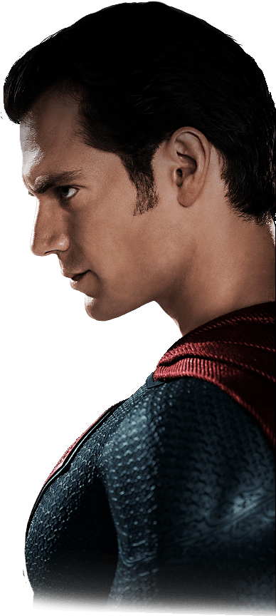 Superhero Side Profile PNG Image