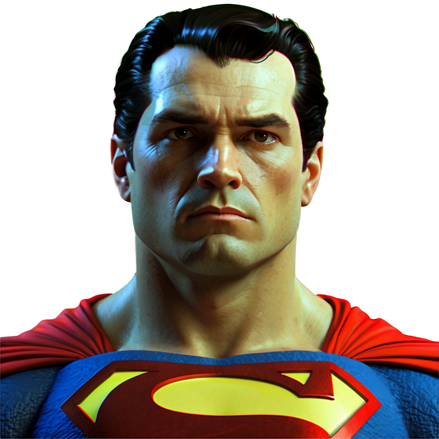 Superman 3d Model Png 05032024 PNG Image