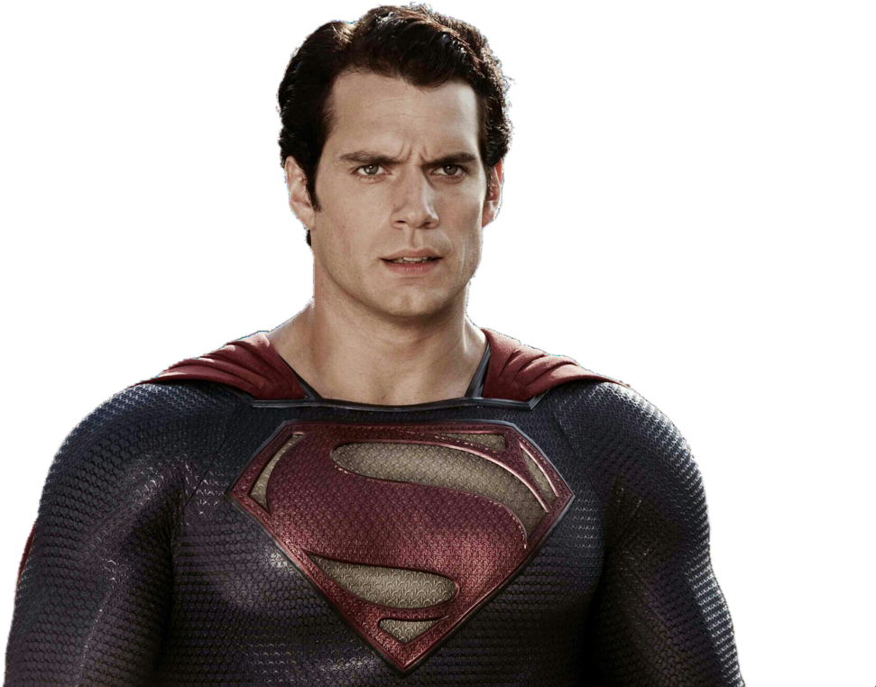 Superman_ Confident_ Stance PNG Image