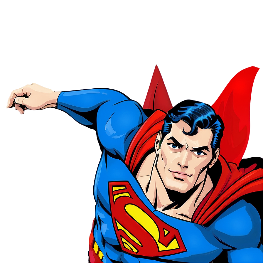 Superman Flying Png Hnh PNG Image