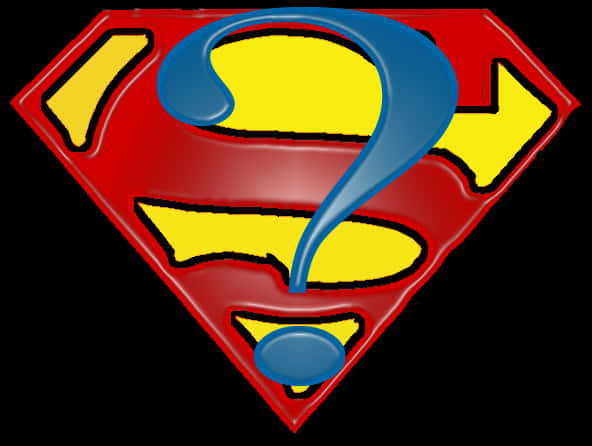 Superman Logo Question Mark PNG Image